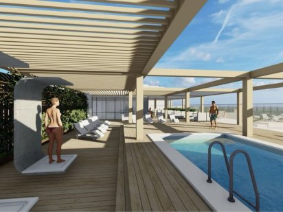 Оренда розважального комплексу з басейном на даху