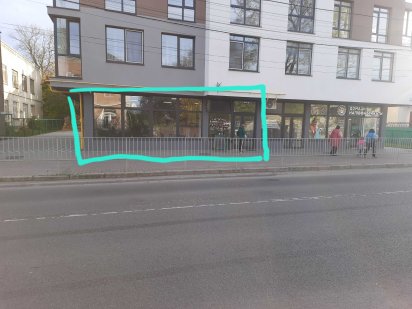 Оренда комерційного приміщення 65м.кв. Городок