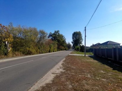 Ділянка поруч із лісом під забудову. Асфаьт електрика Васильків