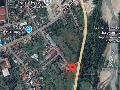 Продаж земельної ділянки 0,7 г Хуст