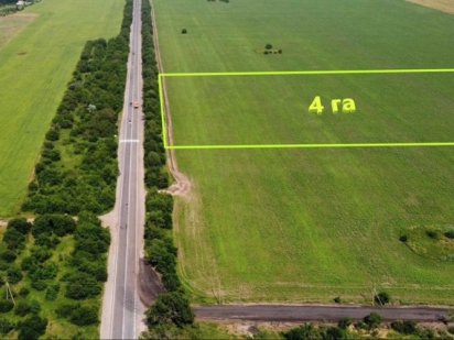 Фасадна ділянка 4-га, 1-ша лінія від траси. м.Хмельницький! Хмельницький