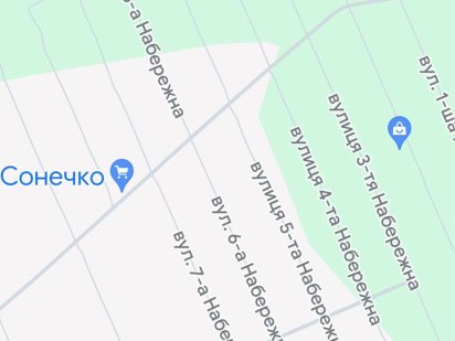 Земельна ділянка Боратин 12сот набережна Боратин