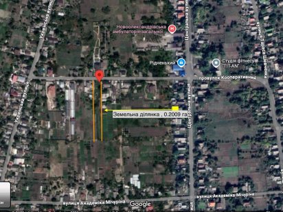 ПРОДАЖ Земельної ділянки, с. Новоолександрівка, Дніпропетровська обл.