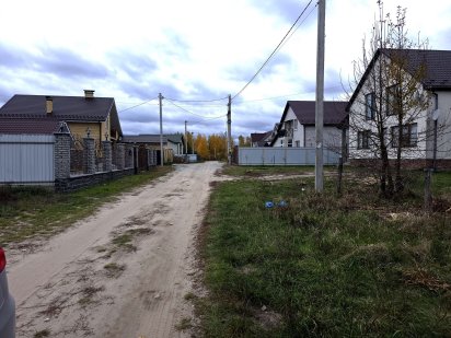 Ділянка 12 соток в Тетерівці з боку річки Тетеревка