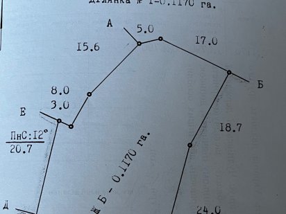 Продаж земельної ділянки із стареньким будинком Чуднов