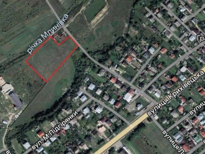 Перспективна ділянка в Крихівціх для будівництва котеджного містечка Криховцы