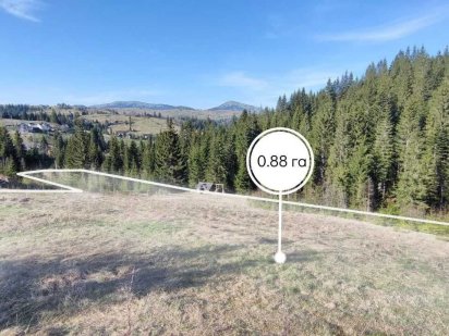 Земельна ділянка в Яблуниці 0.88 га Яблуница