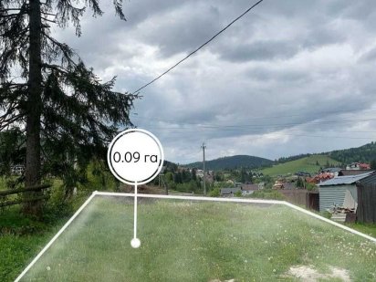 Земельна ділянка в Поляниці 0.096 га Поляница