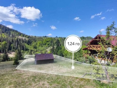 Земельна ділянки 1.24 га. В Микуличині Микуличин