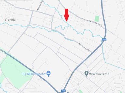 Терміновий продаж земельної ділянки в с. Угринів, торг