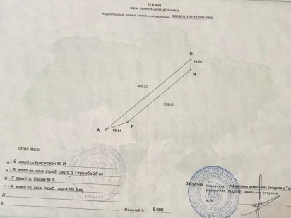 Продам ЗЕМЕЛЬНИЙ ПАЙ 1,40 ГА, місті ТИСМЕНИЦЯ. Біля заправки WOG Тысменица