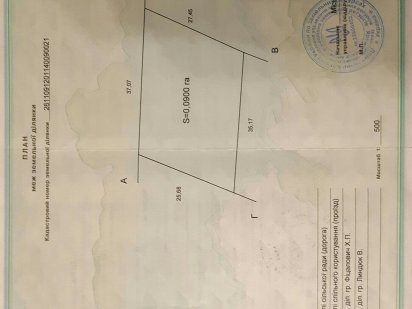 Земельна ділянка в с. Татарів (р-н Піги) Татарів