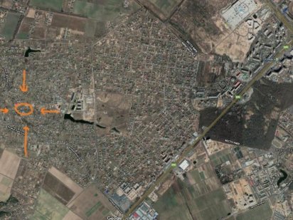 Участок, 0,14га, 25м*56м, прямоугольный, с. Гатное Гатное