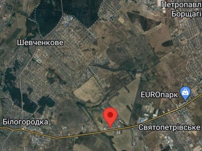 Продаж фасадної ділянки в Білогородці під комерцію Белогородка