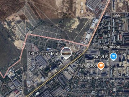 Вишневое Софиевскач борщаговка 10 га под склады производство