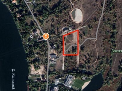 Участок от 40 до 80 соток Козин, Конча-Заспа, Заповедник, Лес, Вода