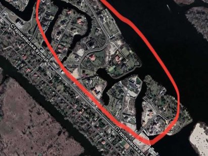 Продажа земли с выходом на Днепр. Конче Заспа 5 км Дамбы.