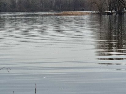 Участок с выходом на Днепр на большой дамбе