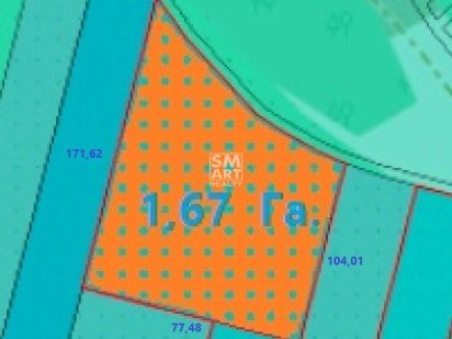 1,67 Га. в Святопетровському під АТП. 1600$/сотка. Власник. без % Святопетрівське