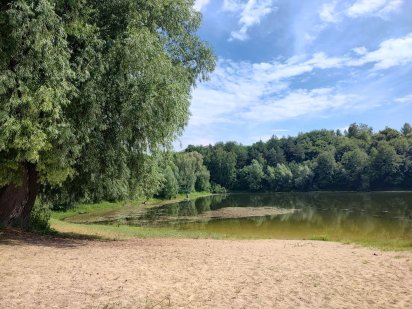 Лісники, ділянка біля озера 30 соток