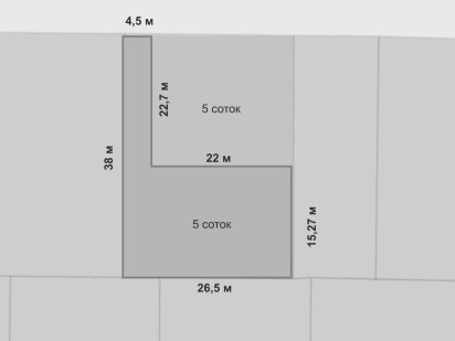 Ділянка для будівництва 5 соток в Білогородці поруч з ЖК City Lake