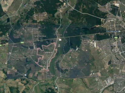 Земля,участок 100 соток.Киевская обл,Киево-Святош р-н,с.Горенычи. Гореничи