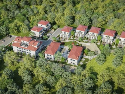 Ділянка 0,58 га в Лісниках з проектом клубного житлового комплексу