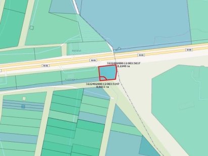 Житомирська траса. Стоянка. Ділянка 24 сот. Комерція Стоянка