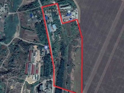 Продажа участка 12,7Га г. Мироновка ЖД ветка.