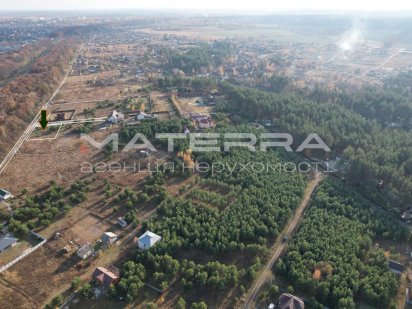 Глеваха продаж кутової ділянки 15 соток в оточенні лісу