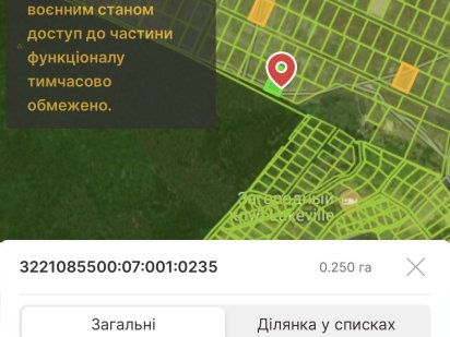 Продаж землі 25соток