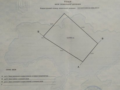 Продаж земельної ділянки під забудову
