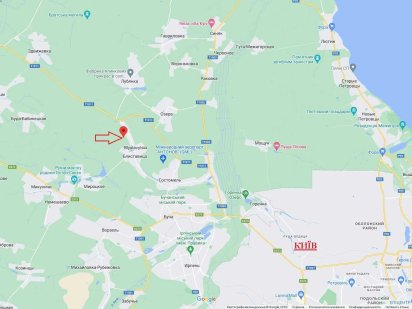 Продаж земельної ділянки 12 сот с.Блиставиця Київська обл   12000$