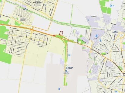 Земля комерція 1 га фасад траси Київ - АЕРОПОРТ - Бориспіль Велика Олександрівка