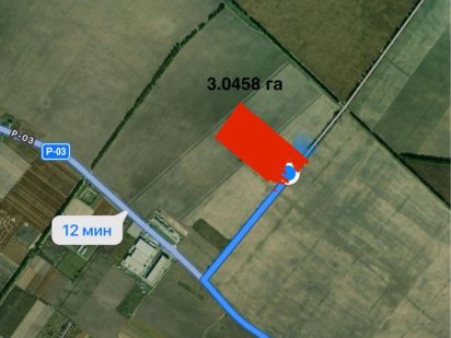 Продаж земельної ділянки комерційного призначення, площа 3.0458 Га Великая Александровка