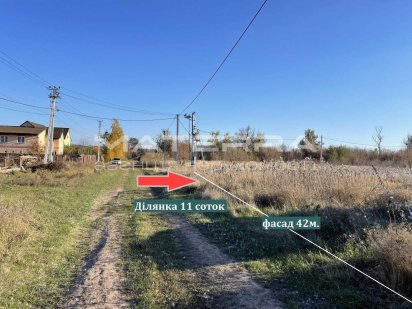 Гнатівка-Лука продаж ділянки під забудову кутова