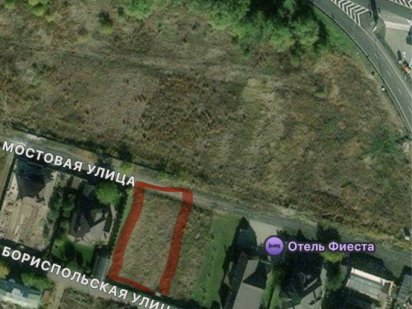 Власник. Земельна ділянка 0.010га під будівництво Кедина Гора