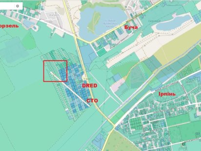Продаж Ділянки 10 сот біля DRED Ірпінь Ворзель Буча
