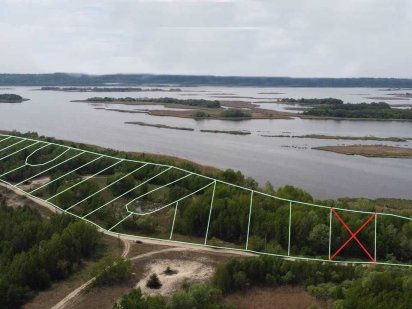 Ділянки на березі Дніпра від 15 сот за селом Кийлів Бориспільський р-н