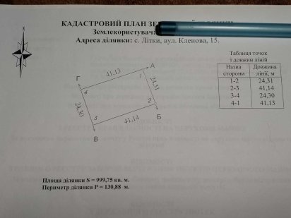 Продам  ділянку під забудівлю