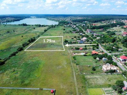 Земельна ділянка 1.8га Михайлівка-Рубежівка Червоний Хутір  біля озера