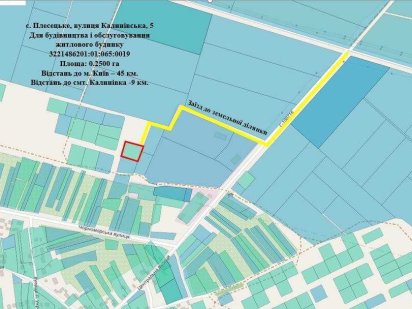 Продаж ділянки с.Плесецьке Плесецьке