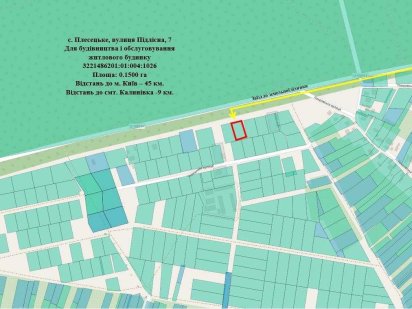 Продаж ділянки с.Плесецьке Плесецьке