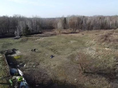 Рожни, ділянка 1га під лісом з виходом до озера Рожни