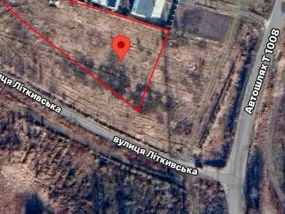 Земельний участок с.Рожни під торгово-розважальний центр 0.25Га Рожни