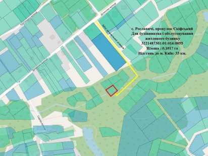 Продаж ділянки с.Рославичі Рославичи