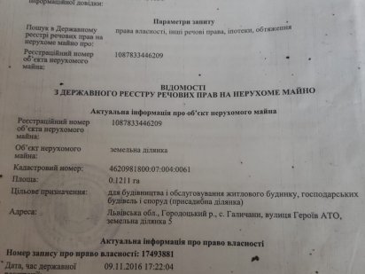 Продаж Земельна ділянка. Зміна ціни. Торг на місці