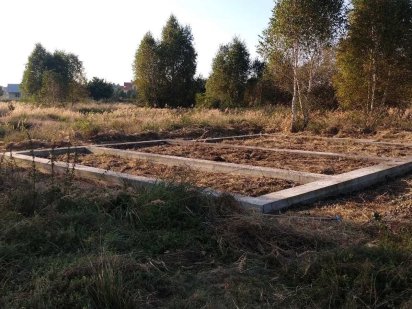 Продається ділянка з фундаментом Рясне-Руське, проект, дозвіл, паспорт