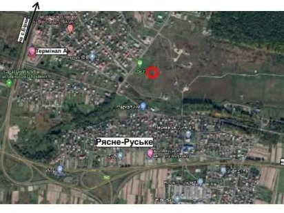 Земельна ділянка Рясне-Руське під забудову + проект будинку Рясное-Русское