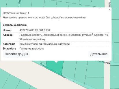 Продам земельну ділянку 8 соток: Малехів
